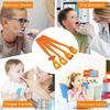 4 Tongue Trainer,Plastic Tongue Tip Exerciser Portable Oral Lip Exerciser Plastic Sensory Recovery Tool Suitable for Dysarthria(Orange)