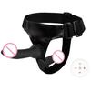 Safer Sex Product Dildo Massage Belt with 2 Massage Rubber Straps Remote Control Adjustable and Realistic Vibration for Lesbians