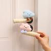 1Pc Anti-static Sponge Doorknob Covers - Cute Plush 3D Cloud Accessories Girls' Bedroom Door Handle Sleeves Winter Home Decor