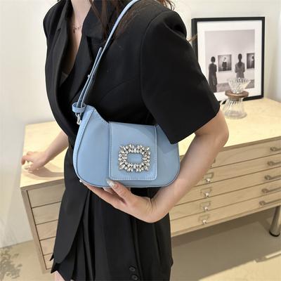 Pu Bag Fashionable Underarm Bag Small Fresh Texture Shoulder Bag Foreign Style Versatile Messenger Bag