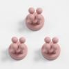 Storage Hook, Wall Mounted Shaver Holder, Toothbrush Holder, 6/1 Piece, Bathroom Non Flushing Silicone Hook, Shaver Holder