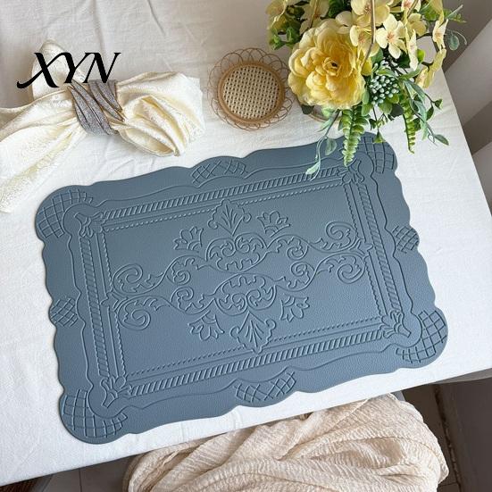 Waterproof Placemat Placemat, Heat Resistant Dinner Table Mats, Non-Slip Non-slip Embossed Decorative Kitchen for Dining Thermal Insulation