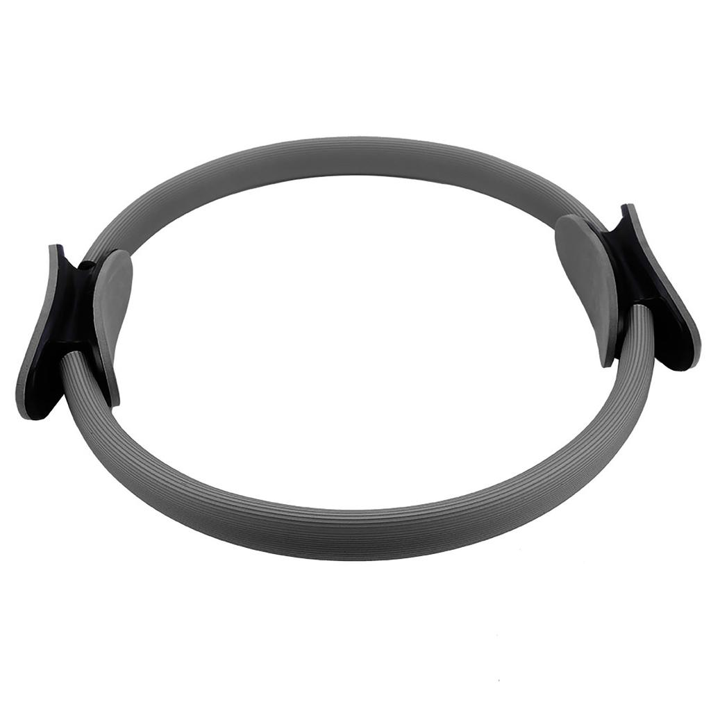 4 Colors Dual Grip Yoga Pilates Ring Resistance Circle for Thighs and Legs Fitness Black