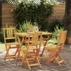 4-Piece Folding Bistro Set In Solid Acacia Wood vidaXL 3324837