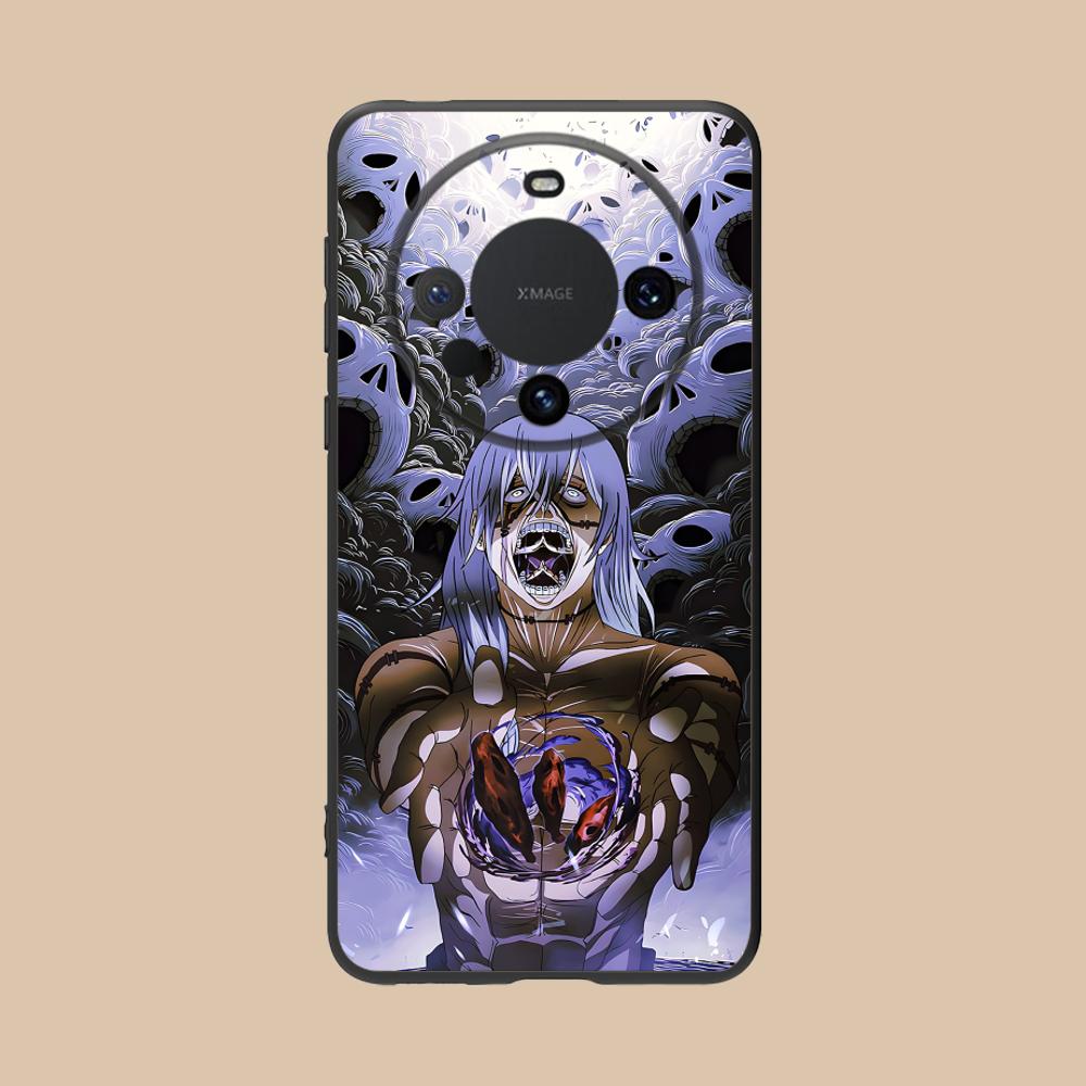 JJK Mahito Phone Case for Huawei Mate 60 50 40 30 20 10 Pro Plus Lite E 5G Soft TPU Shockproof Cover