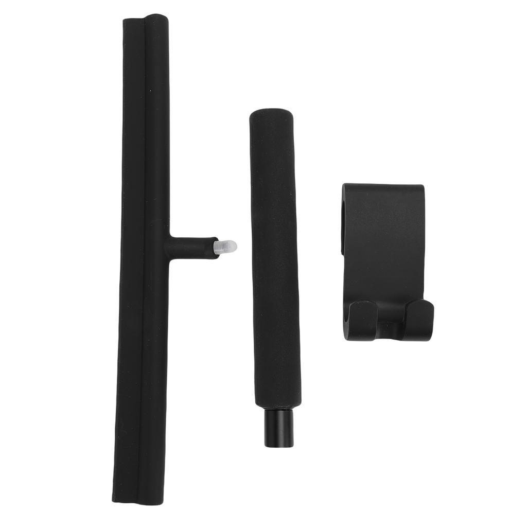 Window Squeegee with Extension Pole Stainless Steel Telescopic Shower Squeegee Cleaner for Cleaning Tile Wall Floor Car