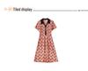 Elegant Summer Lapel Slimming Dress for Middle-aged and Elderly Women
