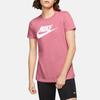 Nike Sportswear Essential Classic Logo Crew Neck Short Sleeve T-Shirt Women T-Shirts Dark-Pink BV6170-614