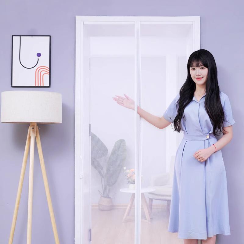 Anti-Mücken Tür Fliegengitter Sommer Automatisch Schließend Magnetisches Moskitonetz Unsichtbares Türgitter Anti Insekten Fliegen Trennvorhang