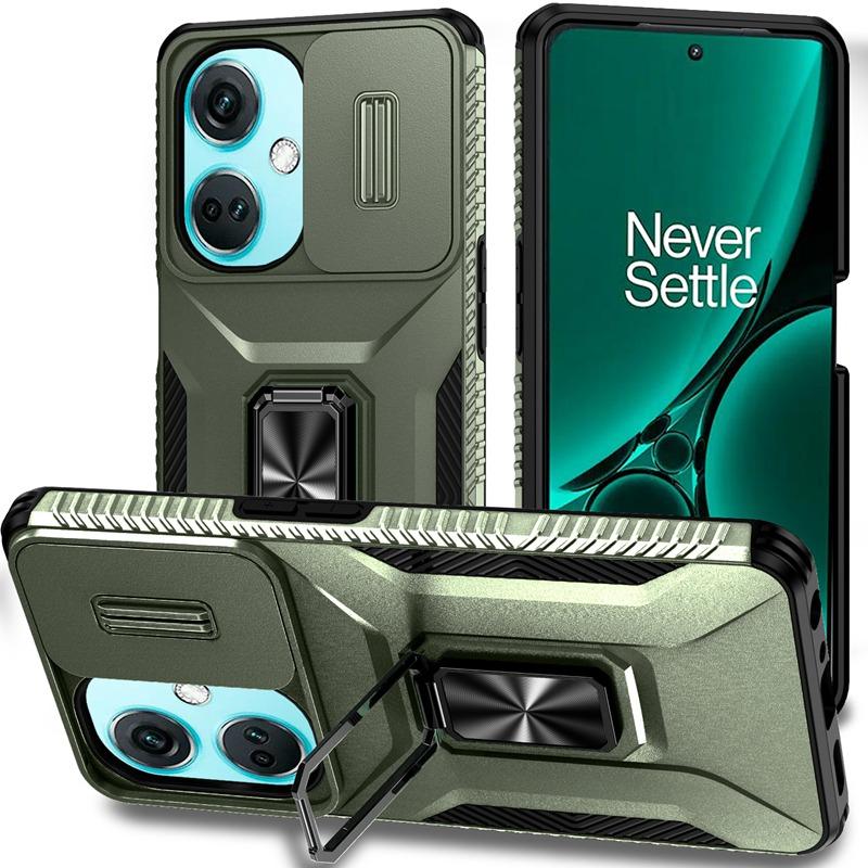 

Military Grade Ring Holder Case For OnePlus Nord N30 5G Nordn30 N 30 Heavy Duty Camera Lens Slide Cover One Plus Nord N30 Cases OnePlus Nord N30 5G