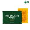 Turmeric and Kojic Acid Soap Deep Hydration Brightening Skin Care Products Soft Smooth Body Cleaning Skin Lightening Soap 100g