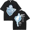 2026 Vintage Lavé Sabrina Carpenter Short N Sweet Album T-shirt Hommes Femmes Été Décontracté Surdimensionné T-shirt Y2k Harajuku Vêtements T-shirts