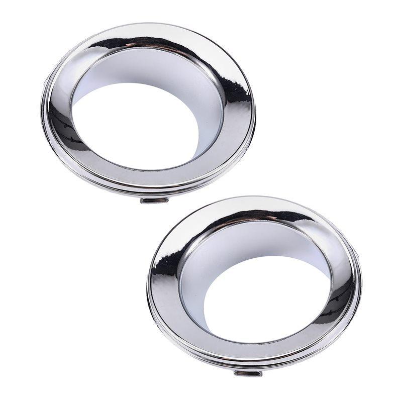 51117127941 51117127942 Car Front Fog Lights Frame Fog Lights Trim Ring For Mini R50 R52 R53 2002-2006 Silver
