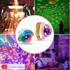 RGB LED USB Wristband Lights Strobe Effect Portable Disco Strobe Lights with Suction Cup Multiple Lighting Modes