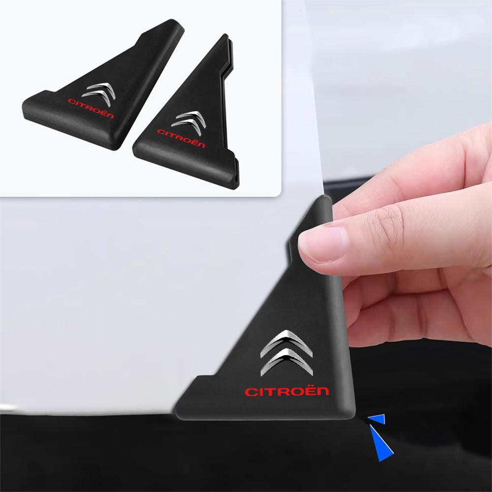2Pcs Car Door Corner Collision Anti-scratch Protector For Citroen C1 C2 C3 C4 Grand Picasso C4L C5 VTS C-ELYSEE C6 C8 Xsara DS ahq256