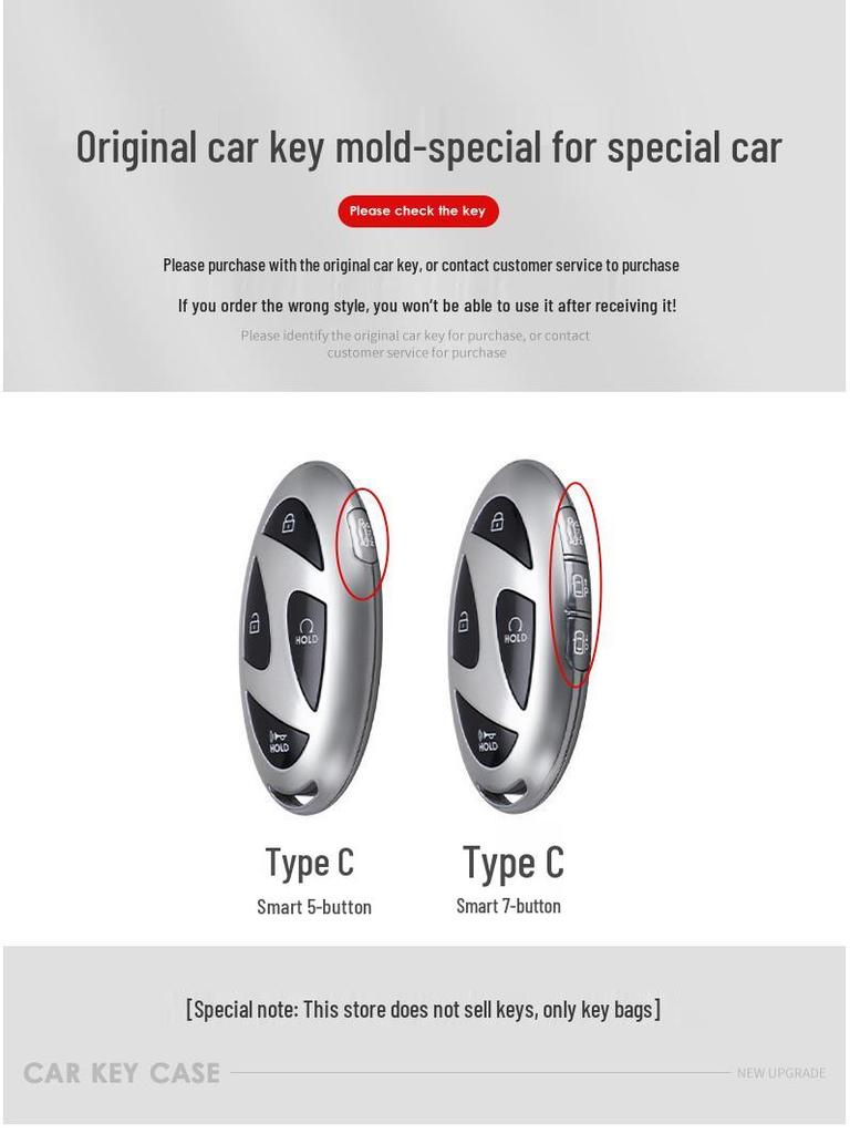 Hyundai Sonata & Ioniq6 11th Gen Full-Cover Key Sleeve