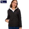 VANGULL Damen Daunenparkas, Daunenjacken, weiblich, mit Baumwolle gefüttert, Wintermantel, Kapuzenpullover, Oberbekleidung