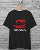 T-shirt Grafiche Formula 1 Ayrton Senna T-shirt da Palestra Uomo Donna Abbigliamento Y2k Liam Payne Stile Retro Top Estivi Magliette