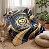 Coperta Morbida in Pile Flanella Portsmouth FC Leggera Accogliente Calda Coperta da Lancio per Divano Letto Decorazione Casa