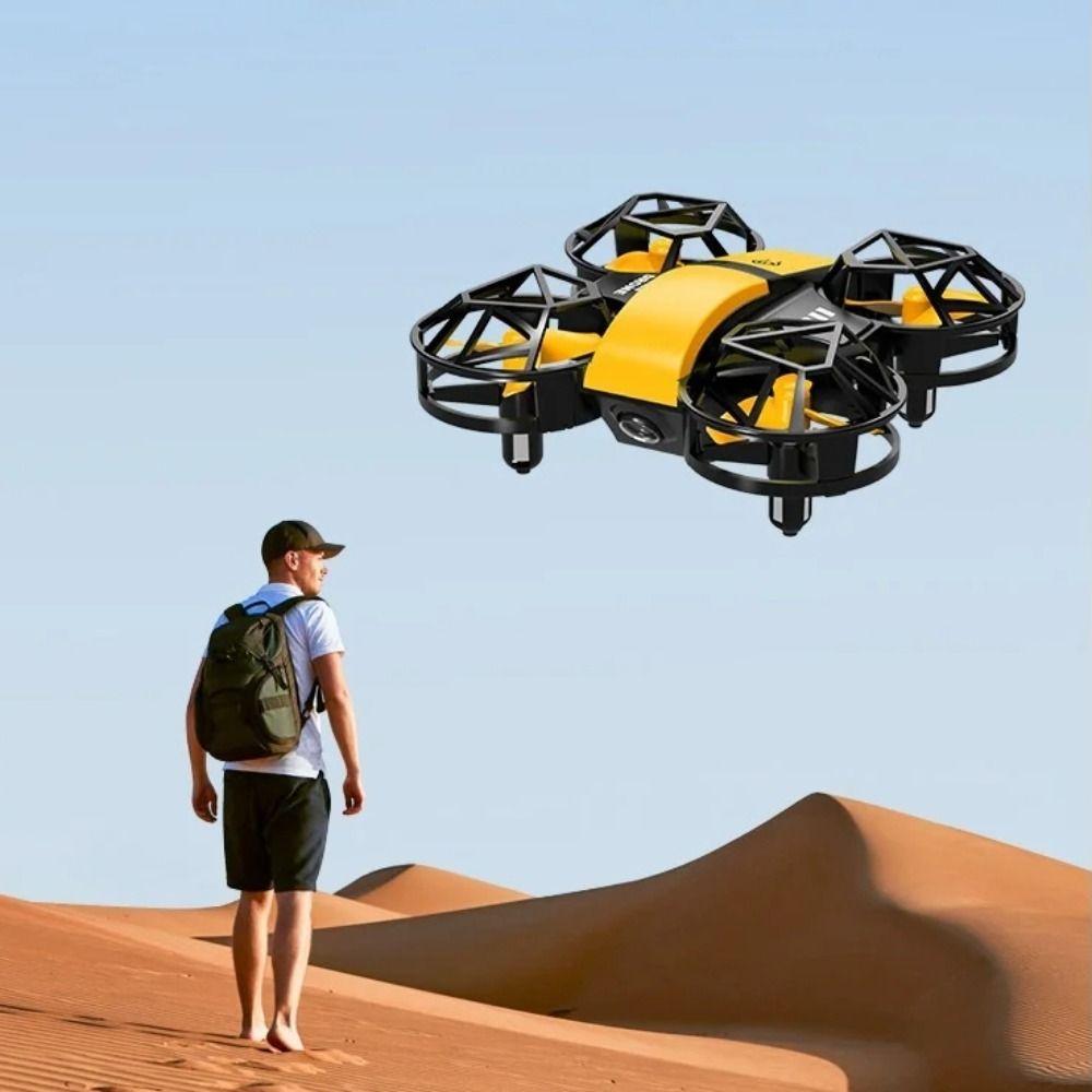 Flying Mini Remote Control Aircraft Rechargeable Quadcopter Plane Toy  Boys Toys