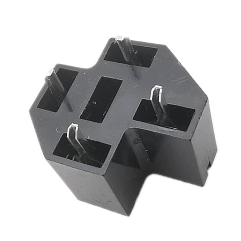High Temperature Resistant 4/5 Pin PCB Mount Relays Socket 40A Capacity SPDT Relays Socket Connector