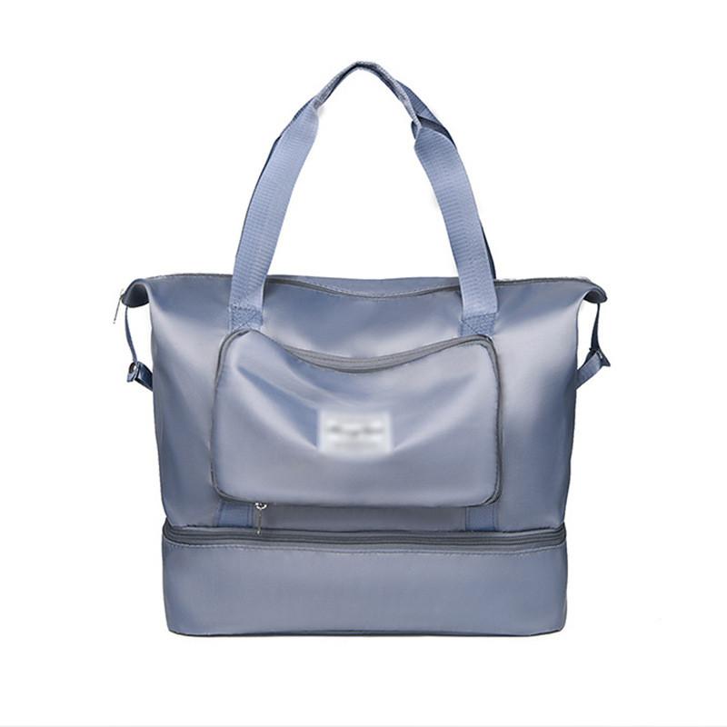 Oxford Fabric Large Capacity Travel Bag With Dry Wet Separation For Casual Travel And Gym Use