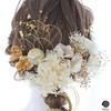 beauty Gorgeous hair ornament perfect for entrance fireworks and 20th birthday gatherings 2150 [LALALA flowers] coming-of-age ceremonies, graduations,