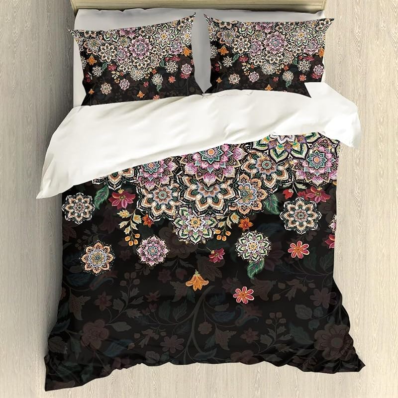 Christmas snowman down comforter bedding set, 3-piece ultra soft modern comfort with zipper closure
