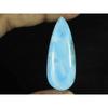 16X40X6MM Natural Blue Larimar Pear Shape Cabochon Loose Gemstone 35Cts. LR-28