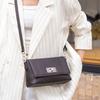 Leather Single Shoulder Crossbody Bag Fashion All-in-one High Sense Diagonal Small Square Bag Women's Bag