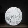 Moonlight Silver Edition YES/NO Commemorative Coin Decision Coin Relief Coin Commemorative Medal Decision Lucky Love Coin