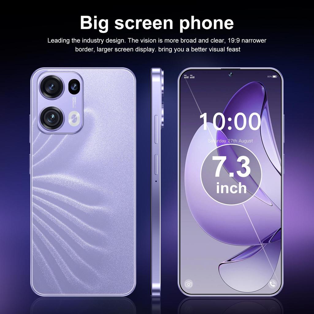 Reon13Pro 5G Android Smartphone - Large Screen, 16GB RAM, 1TB Storage.