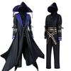 Anime Stínový hrdina Cid Kagenou Cosplay kostým Černá větrovka Uniforma Plášť Halloween Make-up Maškarní kostým