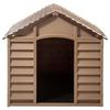 VidaXL Niche pour chien Marron 86x84x82 cm Polypropylène 94214
