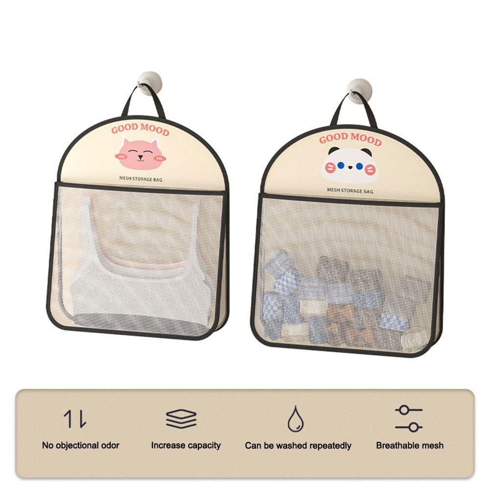 Garbage Bag Storage Artifact Storage Mesh Bag Underwear Storage Bag  for Wardrobe Organizer