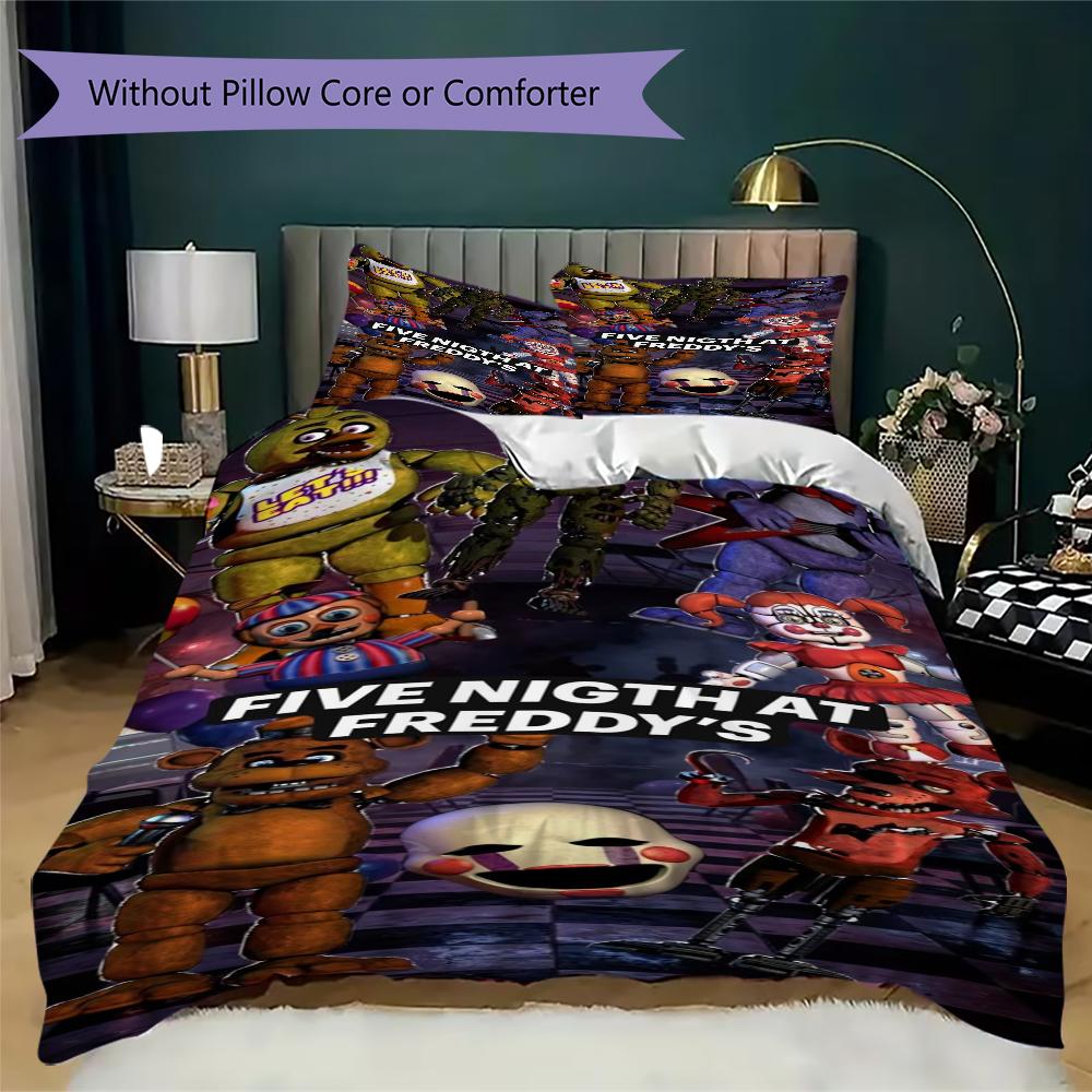 Night Nightmare Animatronics Bedding Without Core 1 Duvet Cover 2 Pillowcase Without Core Christmas Birthday Gift Soft And Comfortable