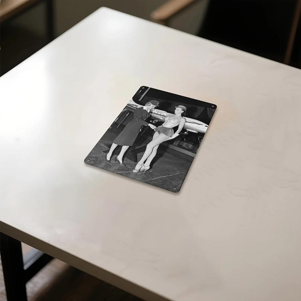 Vintage Airline Poster Metal Sign 8x12 Inch Retro Wall Art Home Decor Gift