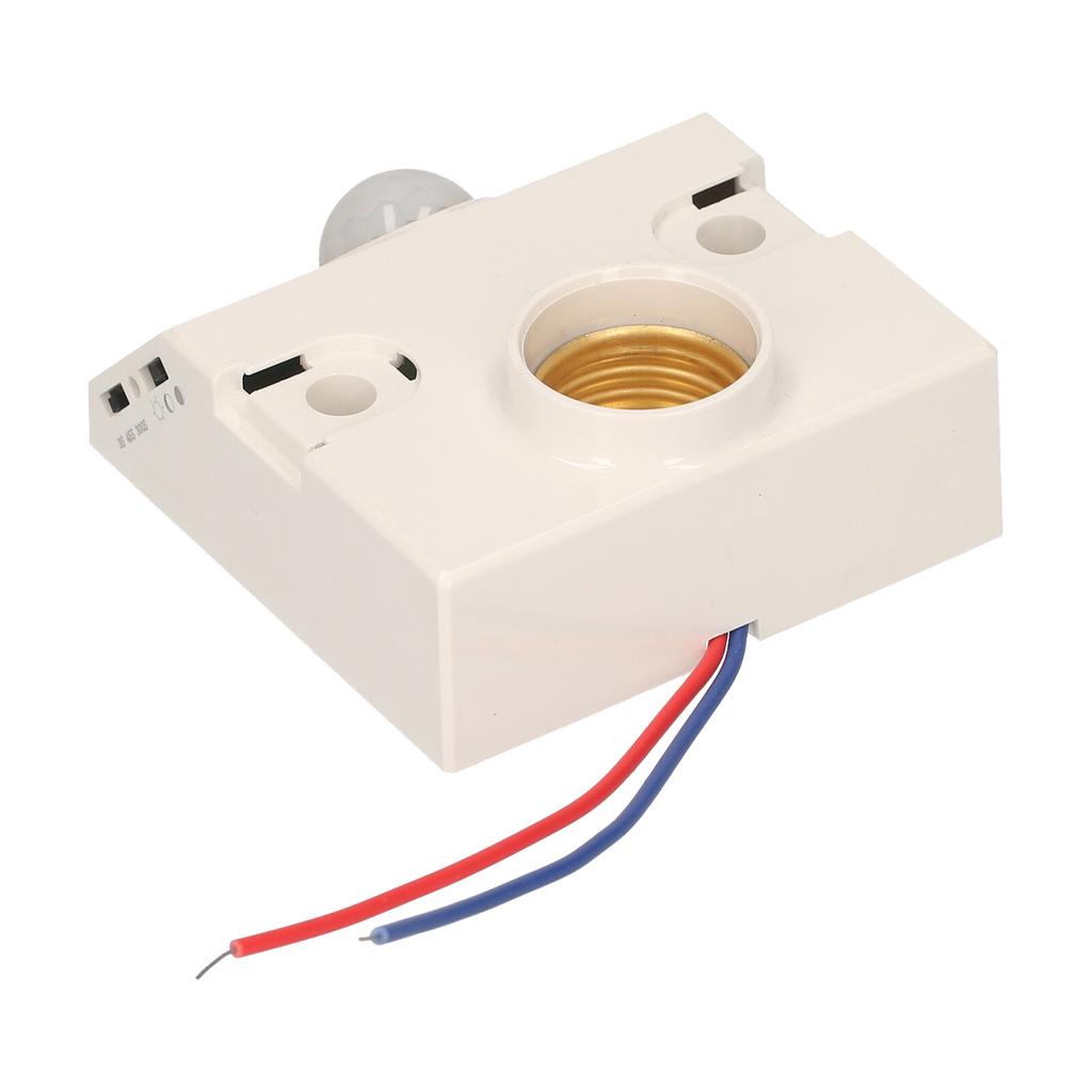 PIR Motion Sensor Lampholder E27 Live Line & Zero Line Wired Motion Activated LED Bulb Lamp Base