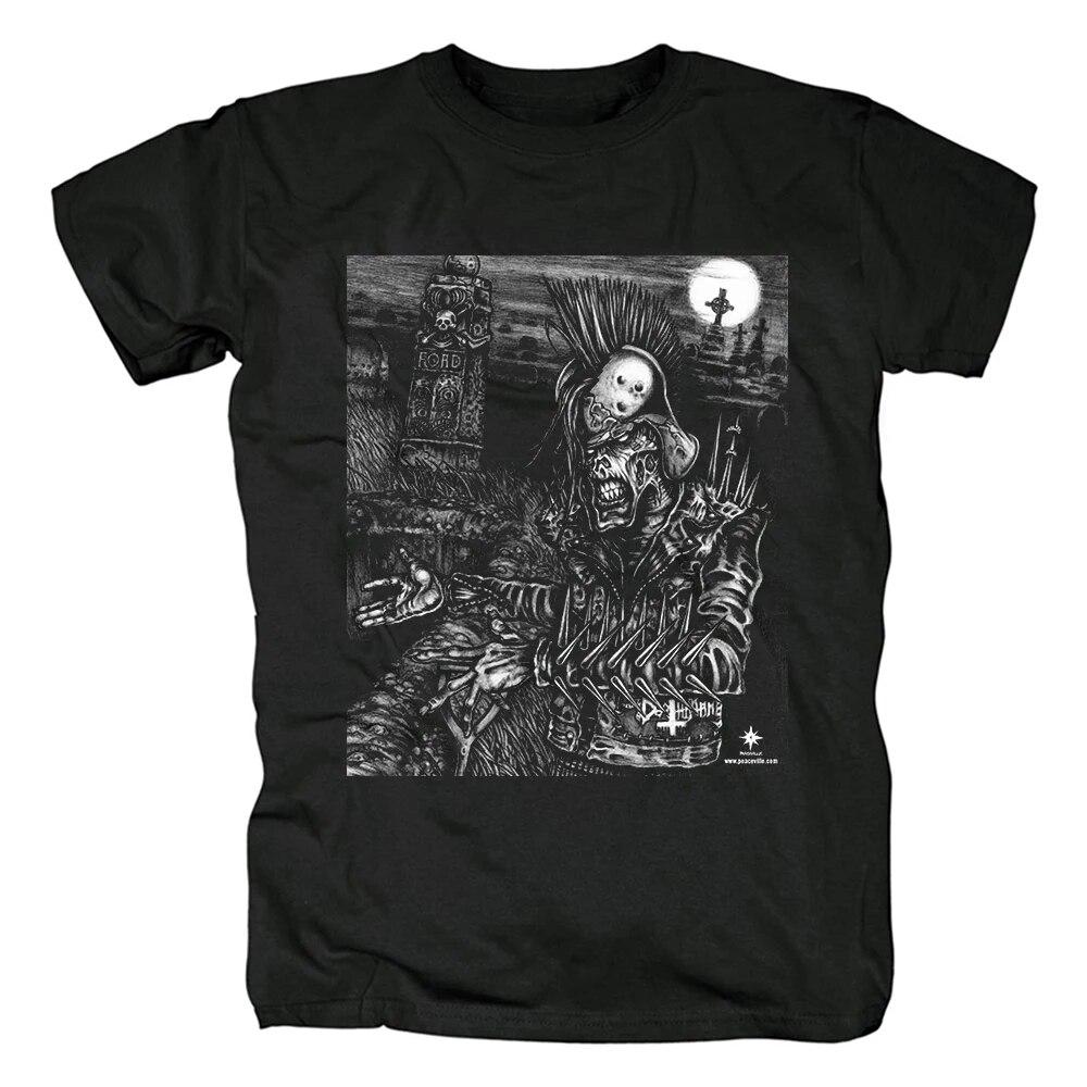 Darkthrone Magliette Bathory T Shirt Casual Estate Cotone Tee Tops Harajuku Streetwear Graphic Cotton Tee Tops T-shirt oversize