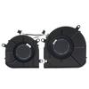 Cpu And Gpu Cooling Fan For Envy 15M-Eu 15Z-Eu 15M-Es 15T-Es Tpn-W149 M45465-001