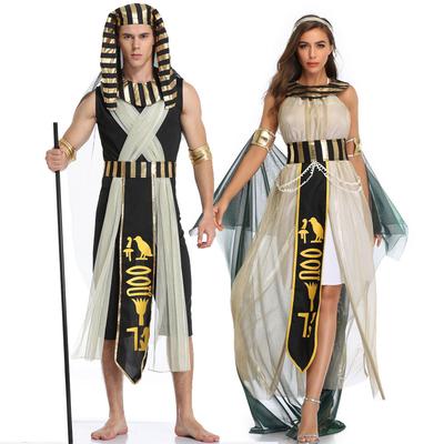 Kostium Halloweenowy cosplay Egipski faraon królowa Grecka bogini kostium Kostium na występ sceniczny operowy