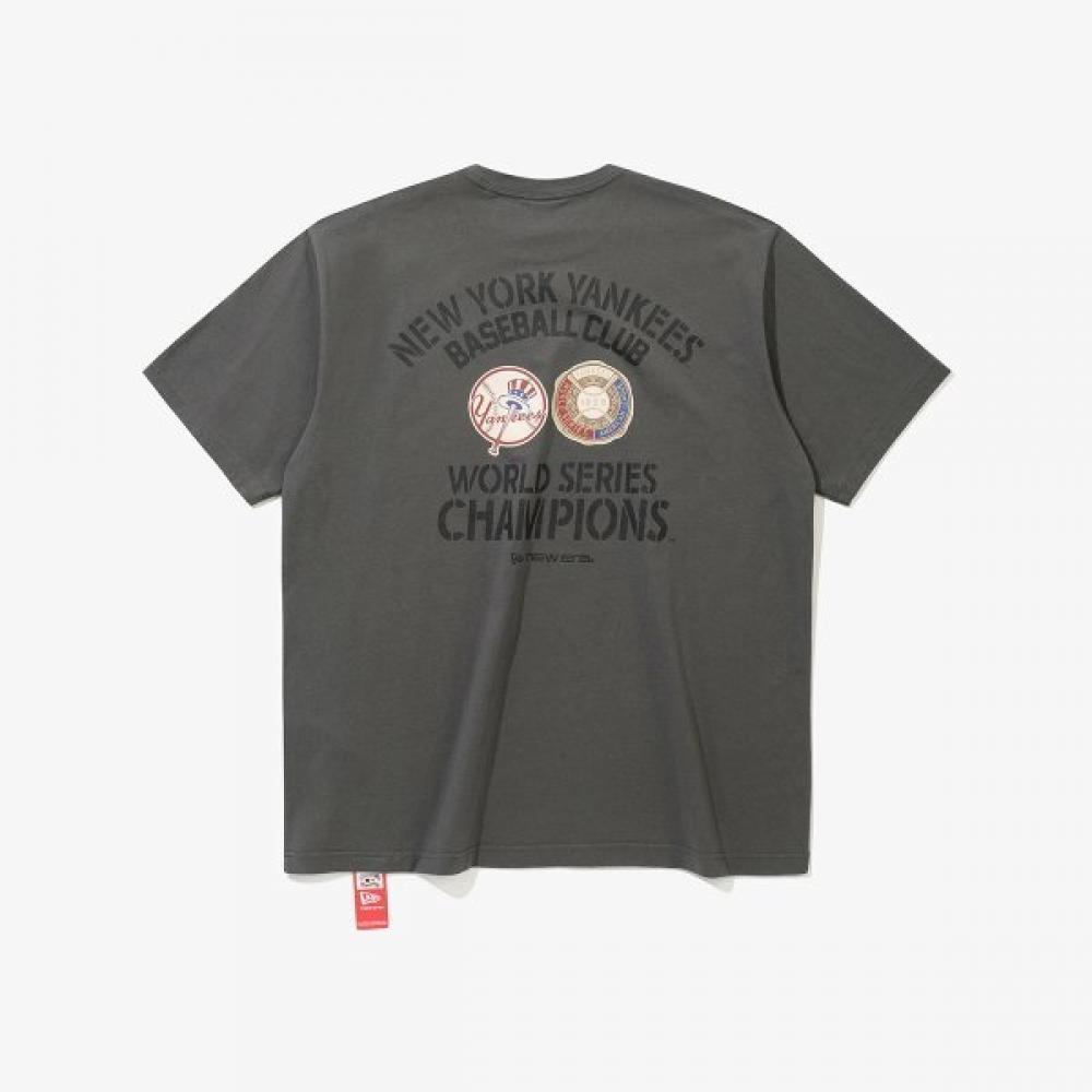 New Era New York Yankees World Series T shirT Charcoal 15147500