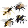 Plastic Bee Ornaments Simulated Insect Toy New Lifelike Model  Child