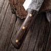 Forged Boning Knife Butcher Knife Kitchen Stainless Steel Meat Chopping Knife Serbian Chef Slicing Cutter Knife Cooking Tools