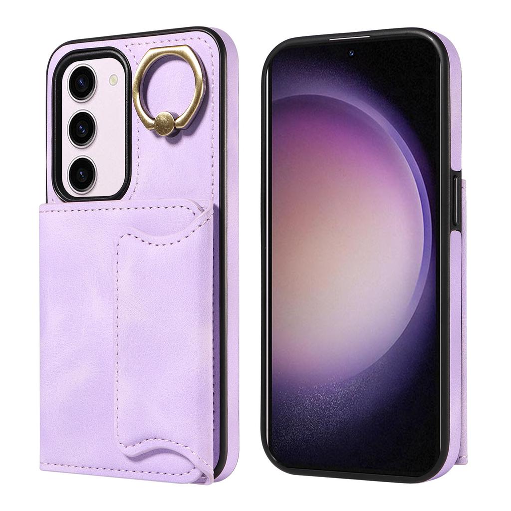 For Samsung Galaxy S23 Series.for Samsung Galaxy S23, S23+, S23 Ultra, S23 FE Ring Bracket Card Holder Slots Cover Phone Case