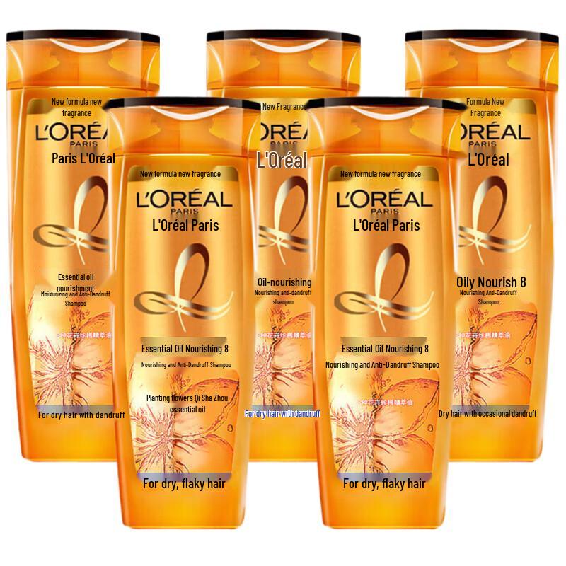 

L Oréal Essential Oil Anti-Dandruff Shampoo 5-Pack