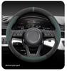 Ultra-thin Suede Steering Wheel Cover: Non-Slip, Sweat-Absorbing, Perfect for 2026 Beijing Hyundai Santa Fe Winter Use.