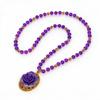 New Large Handmade Acrylic Rose Flower Necklace, Original Design Jewelry.