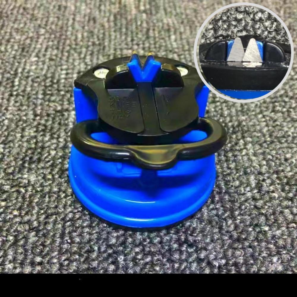 Household kitchen stainless steel sharpener, suction cup, sharpening tool, sharpening stone, suction cup positioning sharpener