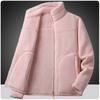 Streetwear Zip-up Double-sided Polar Fleece Hoodies Women Harajuku Hiking Sweatshirt Clothes